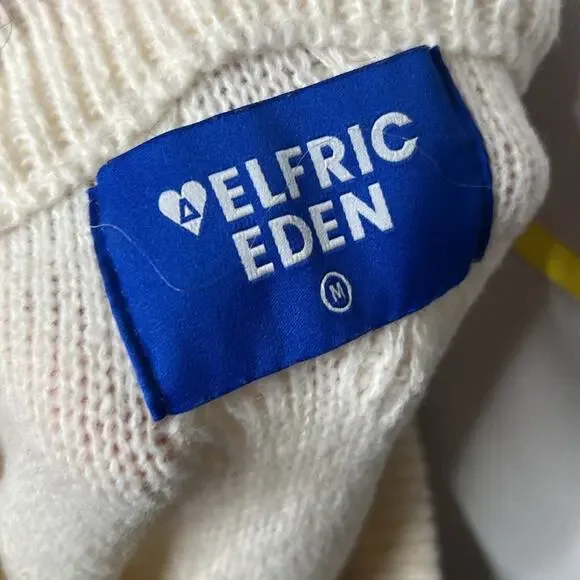 Aelfric Eden Cream Fisherman Cable Knit Sweater - Picture 5 of 5
